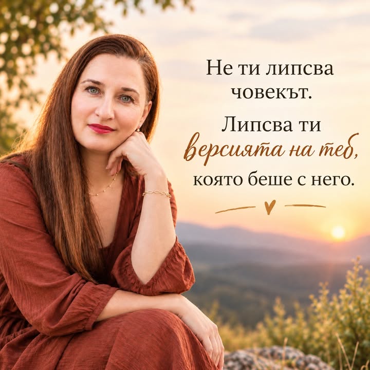 Не ти липсва човекът. Липсва ти версията на теб, която беше с него. Понякога след…