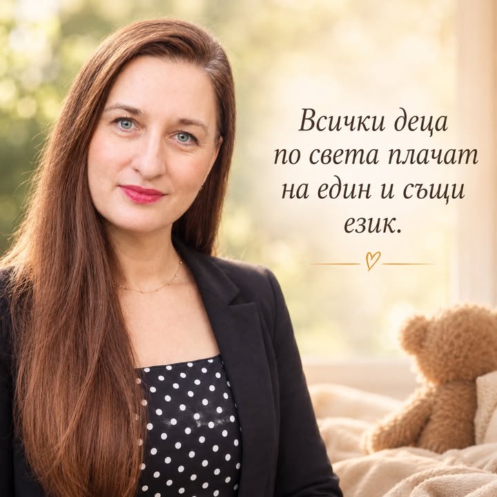 Всички деца по света плачат на един и същи език... Преди да научат думите за…
