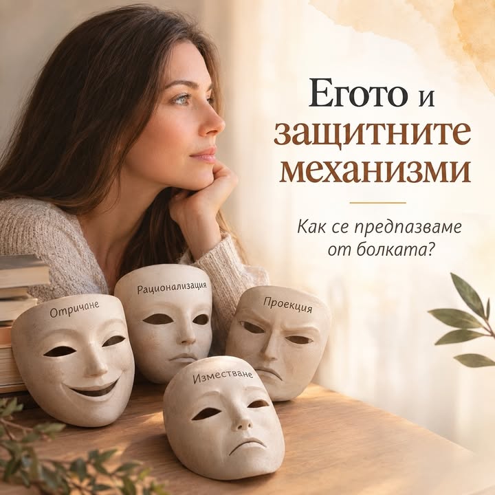 ЕГОТО И ЗАЩИТНИТЕ МЕХАНИЗМИ: КАК СЕ ПРЕДПАЗВАМЕ ОТ БОЛКАТА? Истината не е това, което ни…